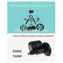 bafang ebike kit 48V 750W bbs02 kit de motor de bicicleta bafang con batería